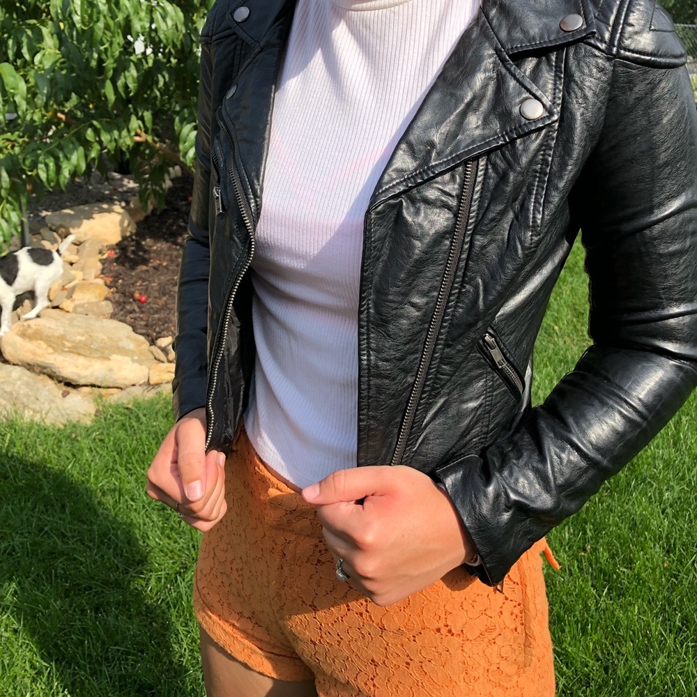 Leather jacket